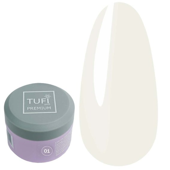 LED/UV-Gel TUFI profi PREMIUM 01 White Crystal