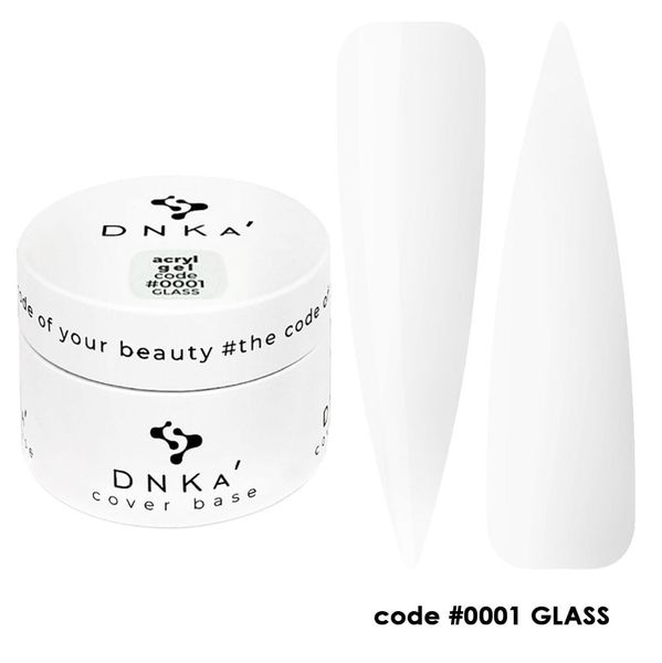 Acrylgel #0001 GLASS von DNKa 30g Dose