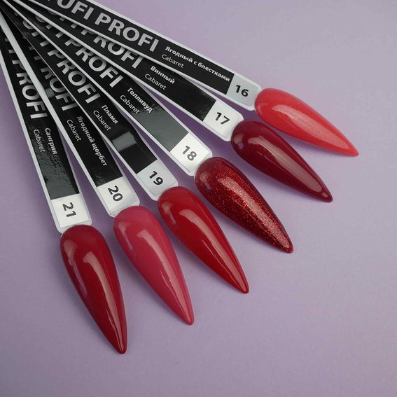 Gellack TUFI profi PREMIUM Cabaret 21 Sangria