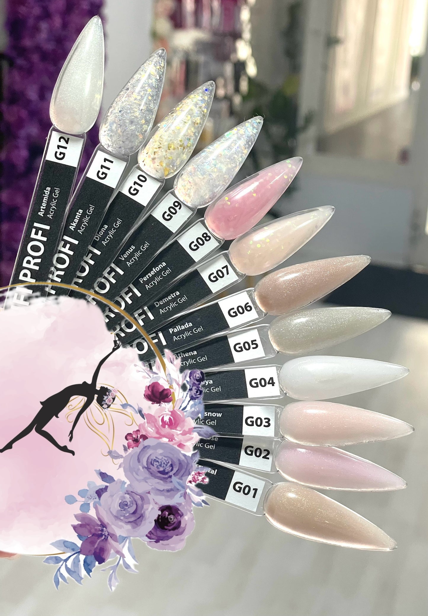 TUFI profi PREMIUM Acrylgel G02 Shining Rose