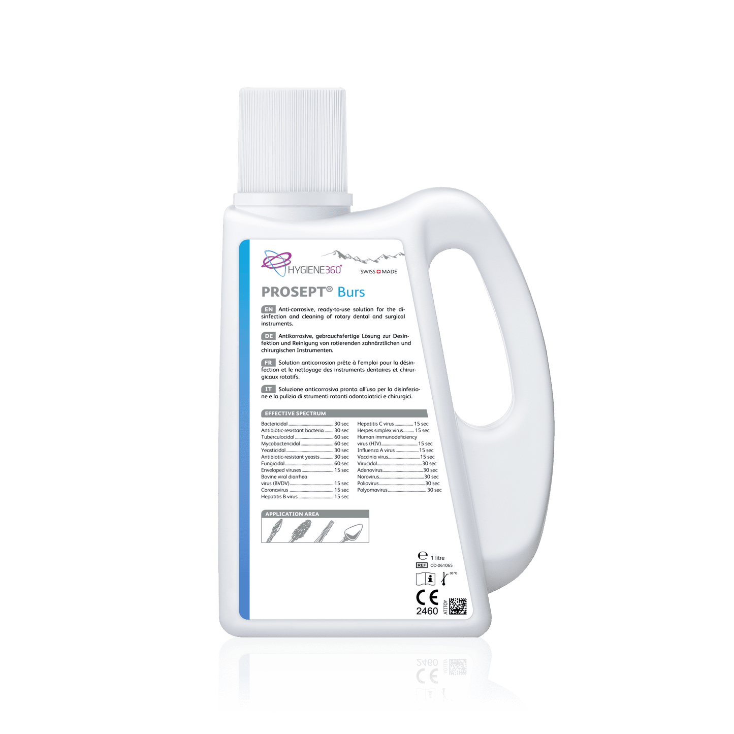 Desinfektionsmittel PROSEPT Burs für die rotierende Instrumente von Hygiene 360 1L