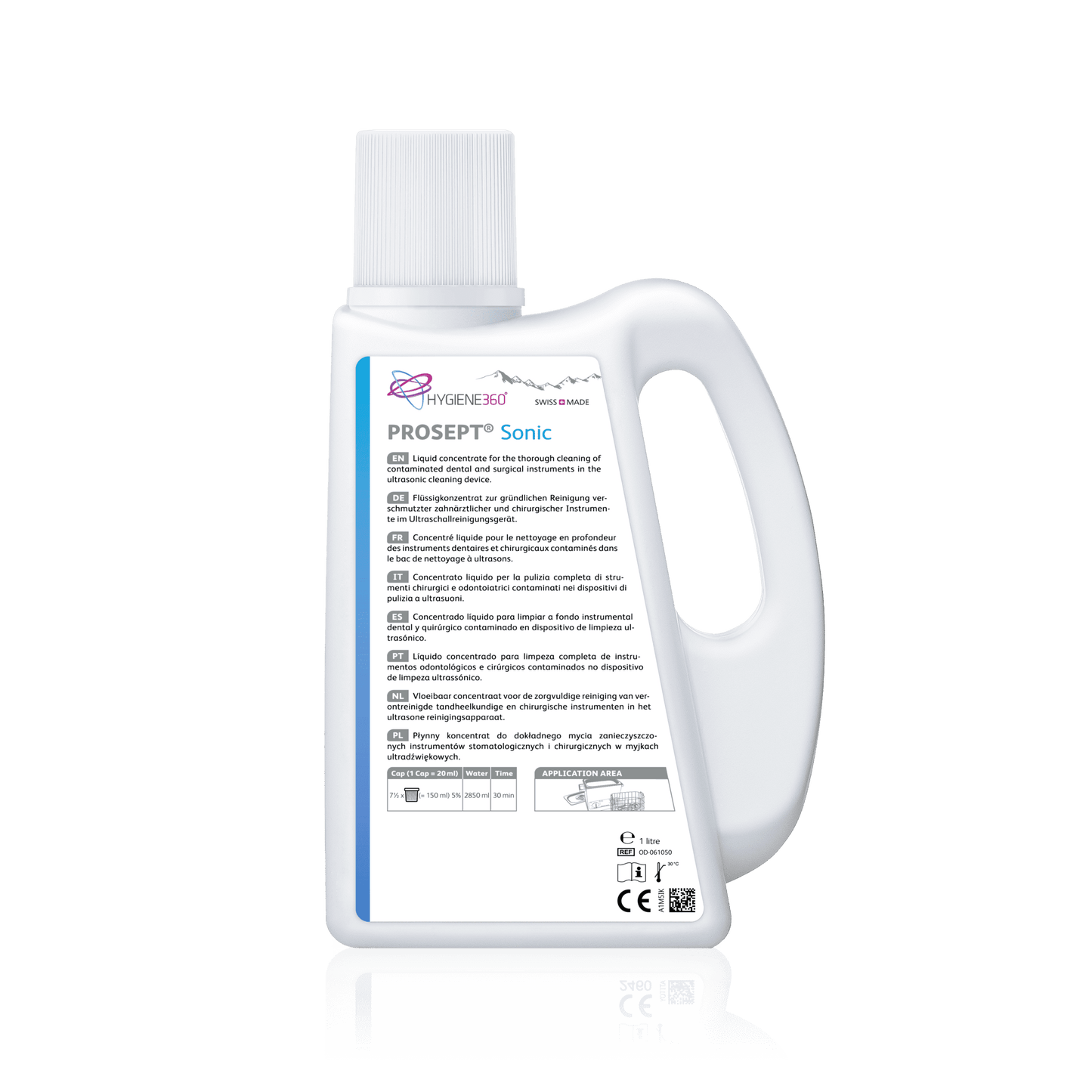Desinfektionsmittel (Konzentrat) PROSEPT Fortis für die Werkzeuge von Hygiene 360 1L