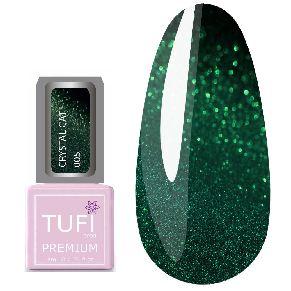 Gellack TUFI profi PREMIUM Crystal Cat 05 Saphir