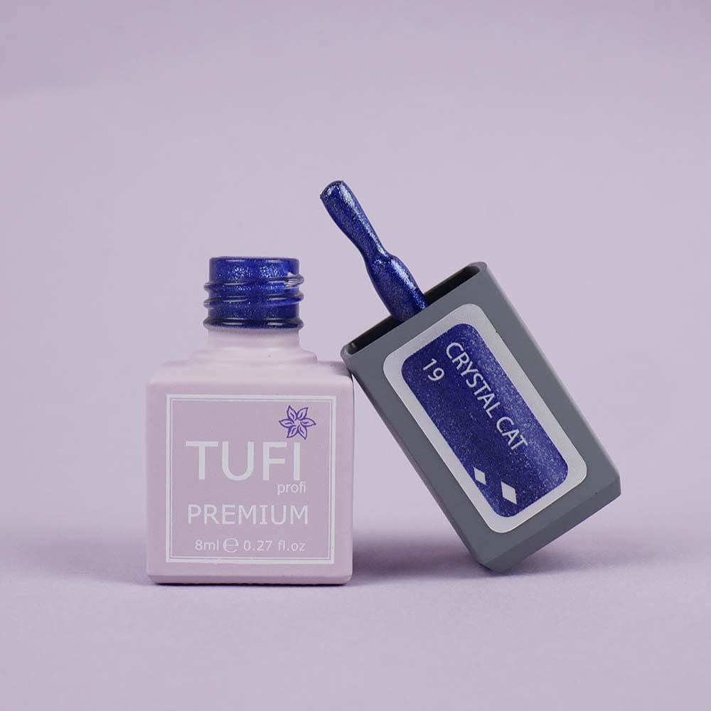 Gellack TUFI profi PREMIUM Crystal Cat 19 Ultramarin