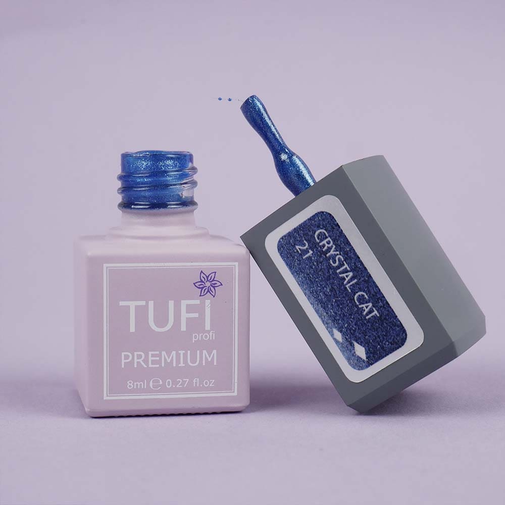 Gellack TUFI profi PREMIUM Crystal Cat 21 Zyan