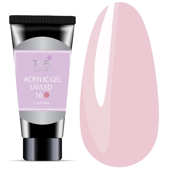 TUFI profi PREMIUM Acrylgel 16 Rose hip