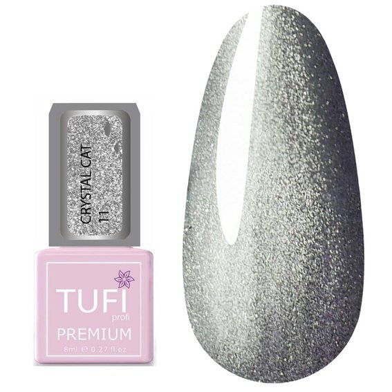 Gellack TUFI profi PREMIUM Crystal Cat 11 Moon Light