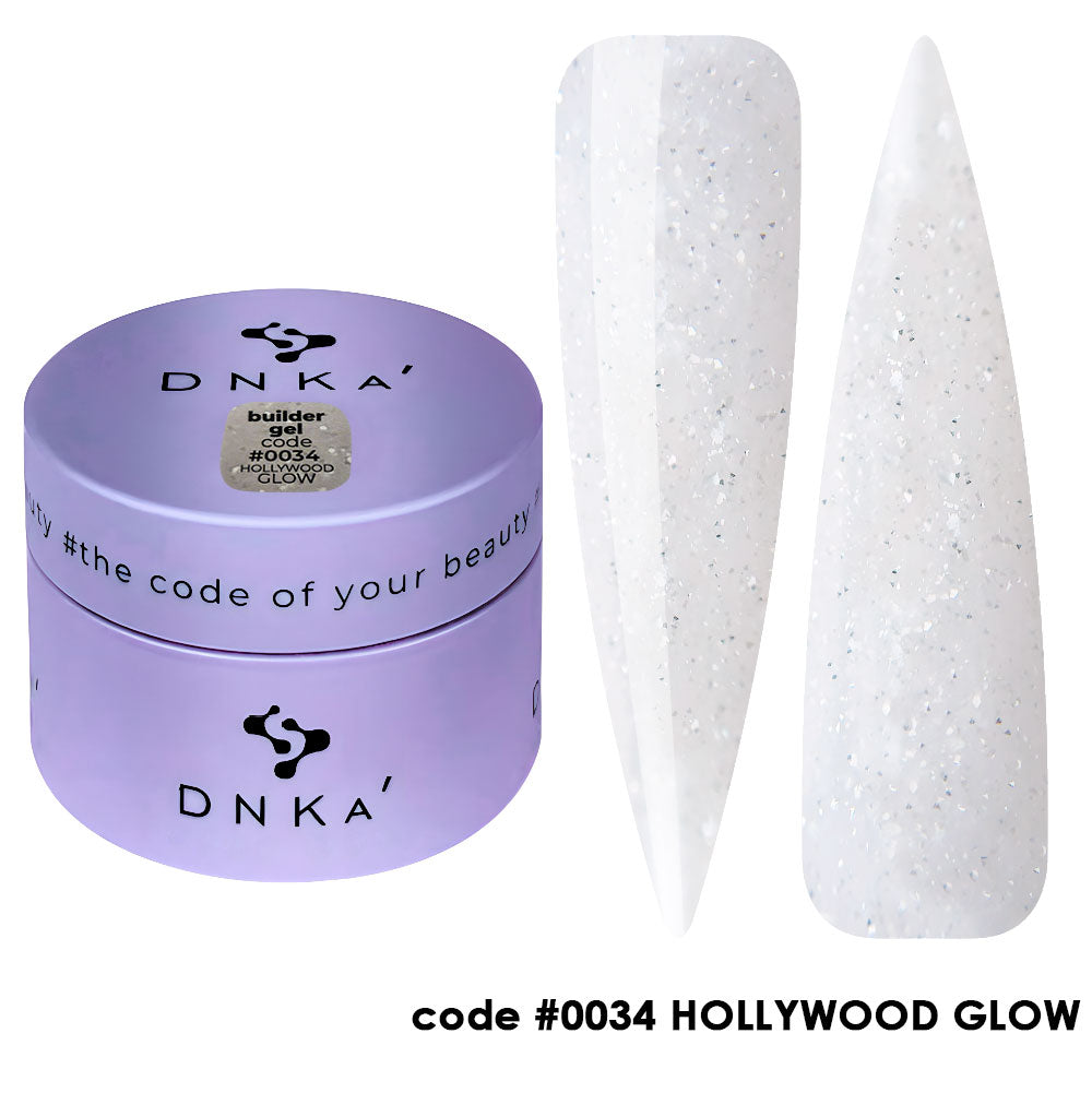 Aufbaugel DNKa Builder Gel Nr. 0034 HOLLYWOOD GLOW 30 ml