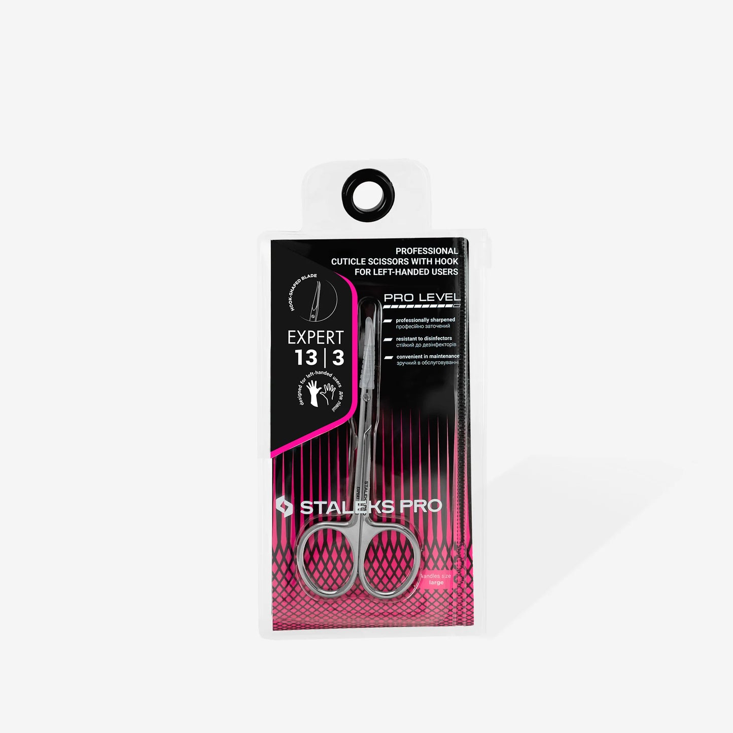 Professionelle Nagelhautschere EXPERT 13 TYP 3 (Mit Haken Für Linkshänder)