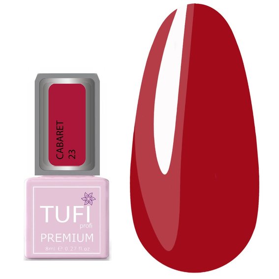 Gellack TUFI profi PREMIUM Cabaret 23 Scarlet