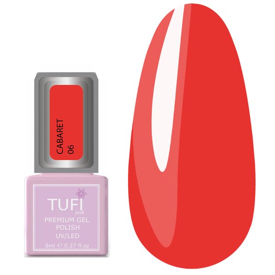 Gellack TUFI profi PREMIUM Cabaret 06 Rot
