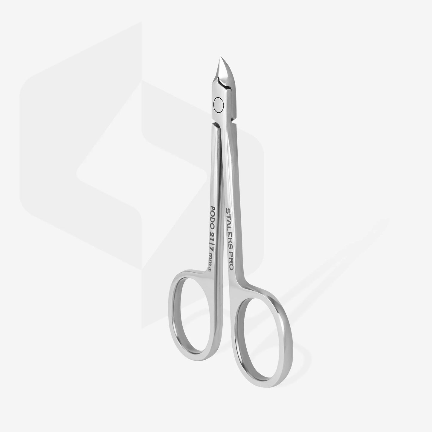 Professionelle Podologische Zange "Augen" PODO 21/7 mm von STALEKS