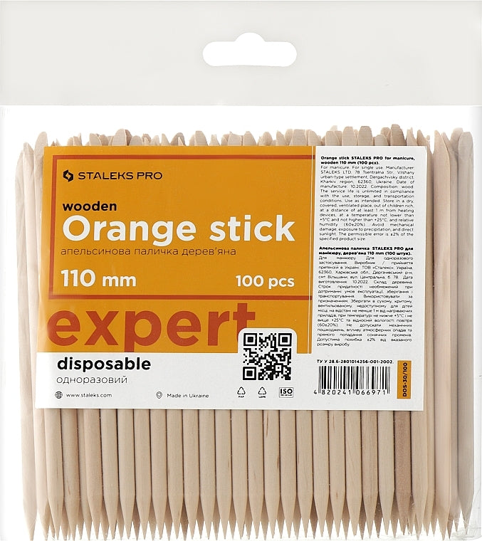 Maniküre Orangenholzstäbchen STALEKS 110mm