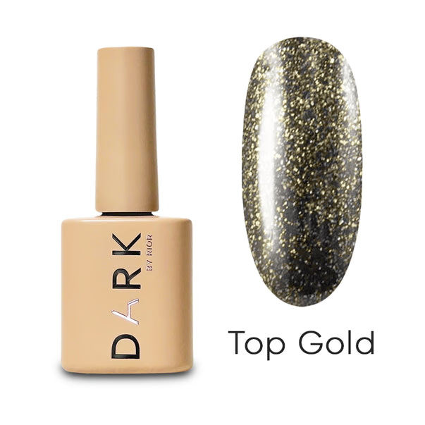 DARK Top Coat mit Goldschimmer GOLD TOP