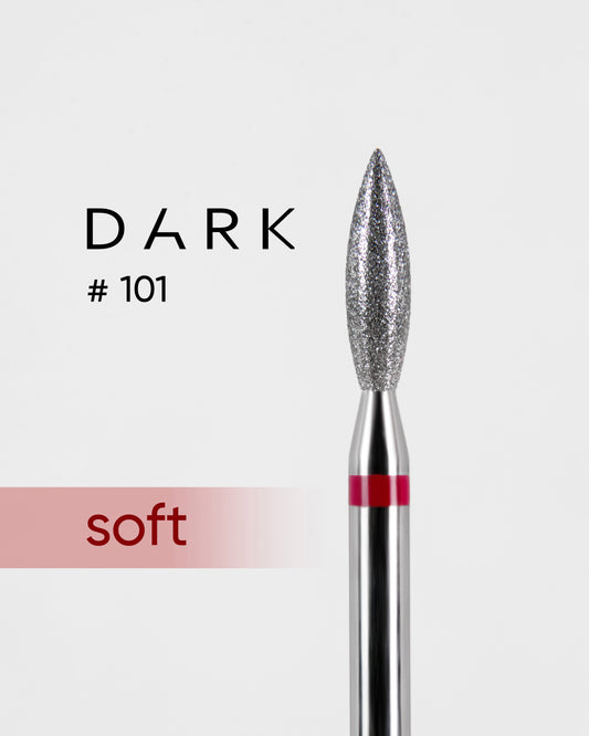 DARK Fräseraufsatz Diamantfräser 101 rot