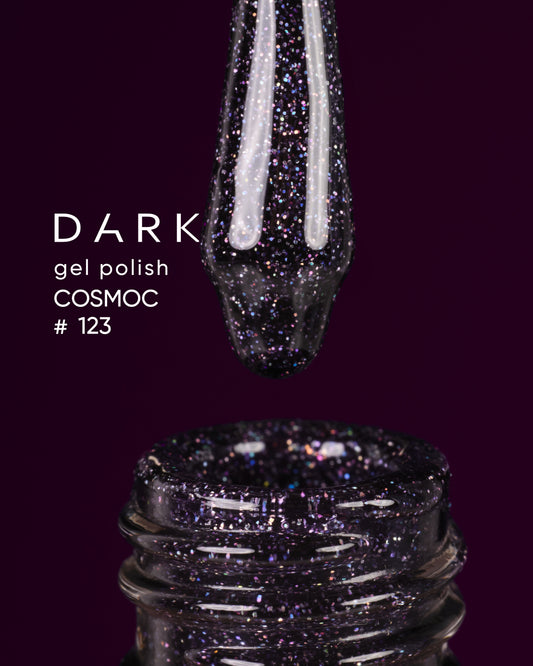 DARK Gellack Gel Polish COSMOS 123 (reflektierende)