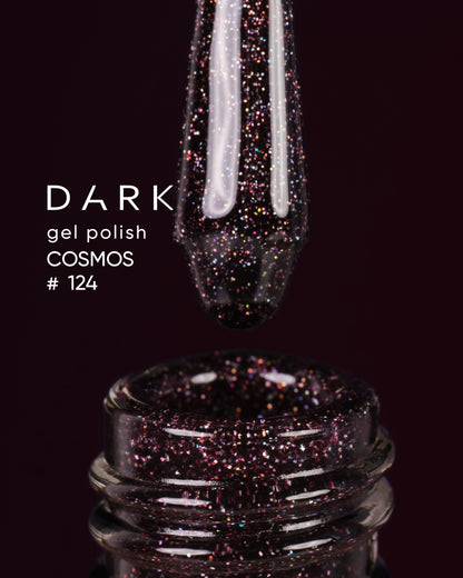 DARK Gellack Gel Polish COSMOS 124 (reflektierende)