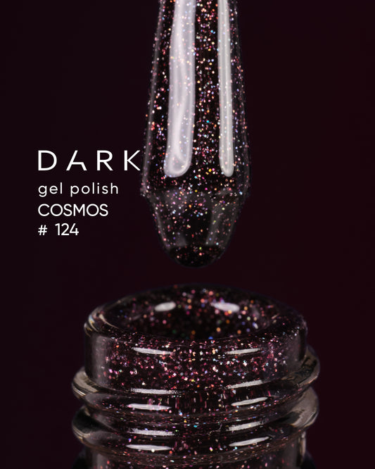 DARK Gellack Gel Polish COSMOS 124 (reflektierende)