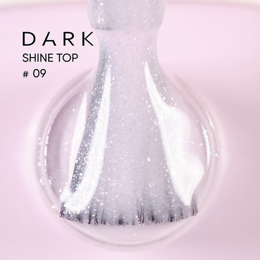 DARK Top Coat mit Glitzendemeffekt SHINE #9