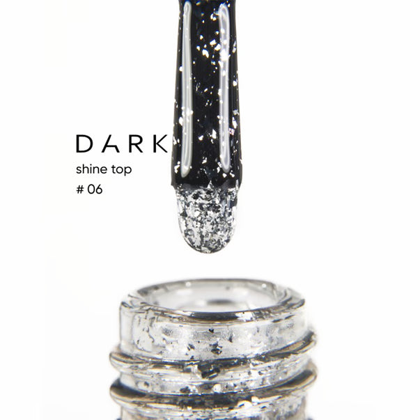 DARK Top Coat mit Glitzendemeffekt SHINE #6