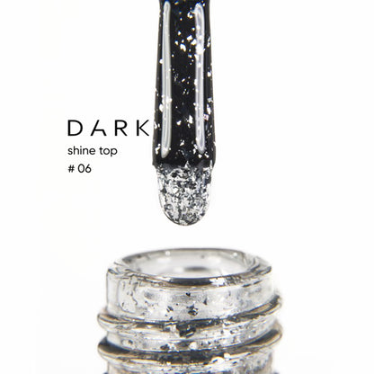 DARK Top Coat mit Glitzendemeffekt SHINE #6