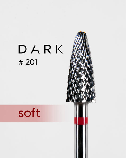 DARK Hartmetall Fräseraufsatz 201 rot