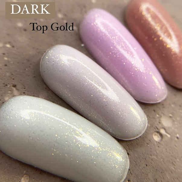 DARK Top Coat mit Goldschimmer GOLD TOP