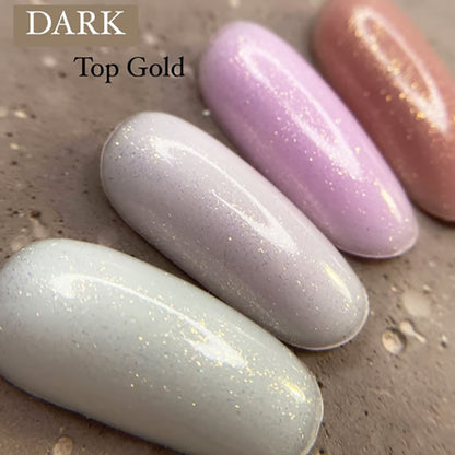 DARK Top Coat mit Goldschimmer GOLD TOP