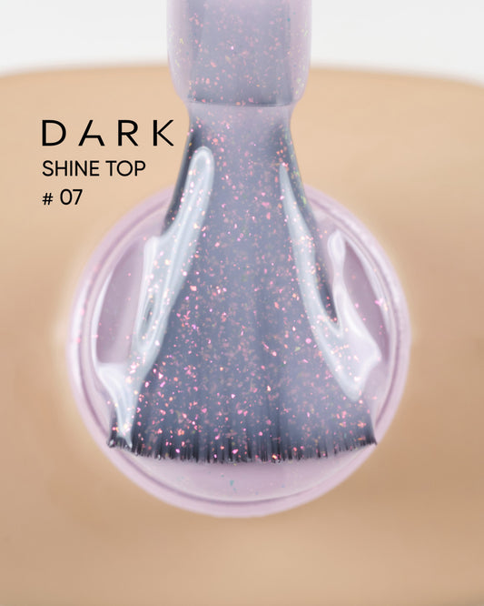 DARK Top Coat mit Glitzendemeffekt SHINE #7