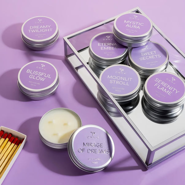 DNKa Massagekereze SWEET SECRETS mit Rosenblätter & Ambra Duft