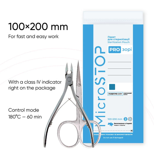 Sterilisationsbeutel PRO-ZORI (durchsichtige) von MICROstop 100 St.