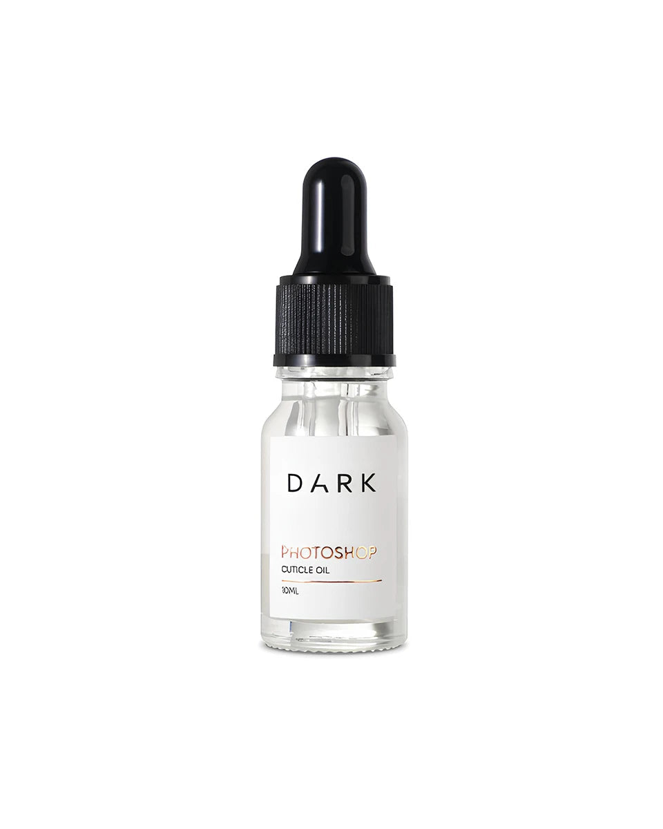 DARK Dry Cuticle Oil PHOTOSHOP (trockenes Nagelhautöl) mit Schimmereffekt 10 ml