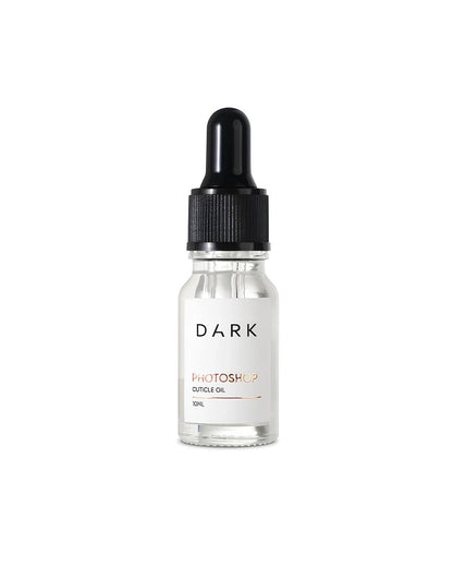 DARK Dry Cuticle Oil PHOTOSHOP (trockenes Nagelhautöl) mit Schimmereffekt 10/30 ml