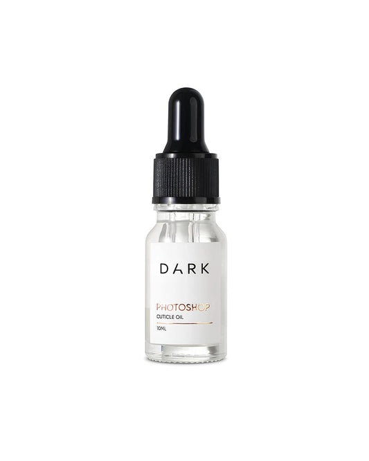 DARK Dry Cuticle Oil PHOTOSHOP (trockenes Nagelhautöl) mit Schimmereffekt 10 ml