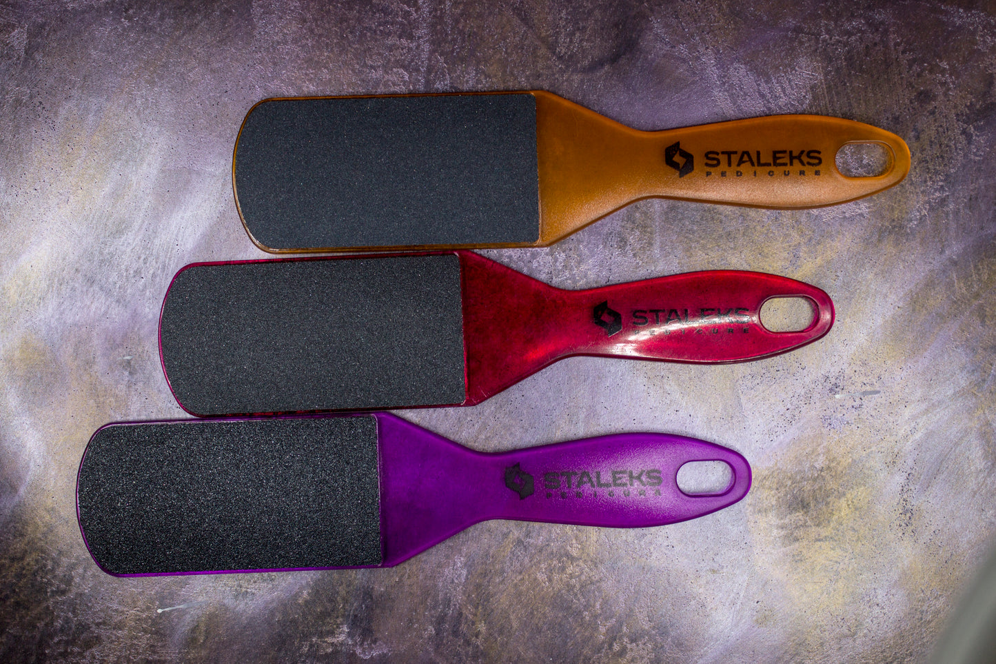 Fußfeile aus Plastik EXPERT 10/1 60/80 Körnung