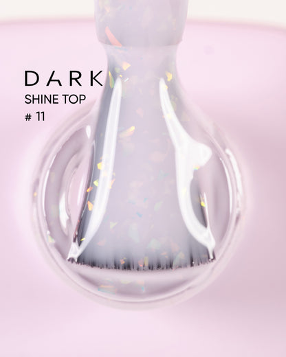 DARK Top Coat mit Glitzendemeffekt SHINE #11