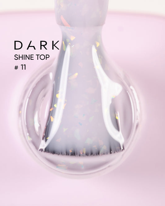 DARK Top Coat mit Glitzendemeffekt SHINE #11