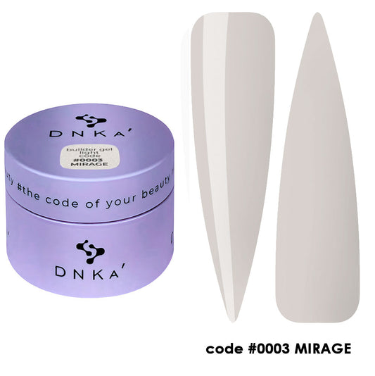 Aufbaugel DNKa Builder Gel LIGHT code #0003 MIRAGE 30ml