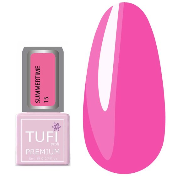 Gellack TUFI profi PREMIUM Summertime 15 Fuchsia